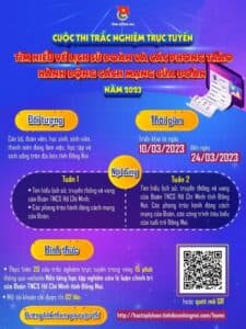 [CUỘC THI TRẮC NGHIỆM TÌM HIỂU LỊCH SỬ ĐOÀN, CÁC PHONG TRÀO HÀNH ĐỘNG CÁCH MẠNG CỦA ĐOÀN NĂM 2023]