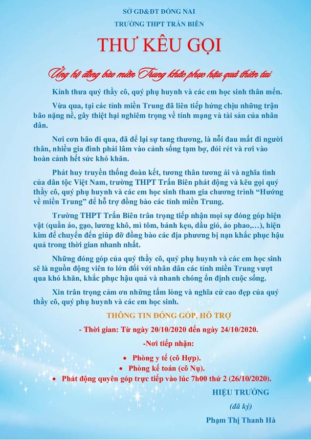 Chương trình “Vì miền Trung thân yêu” năm 2020