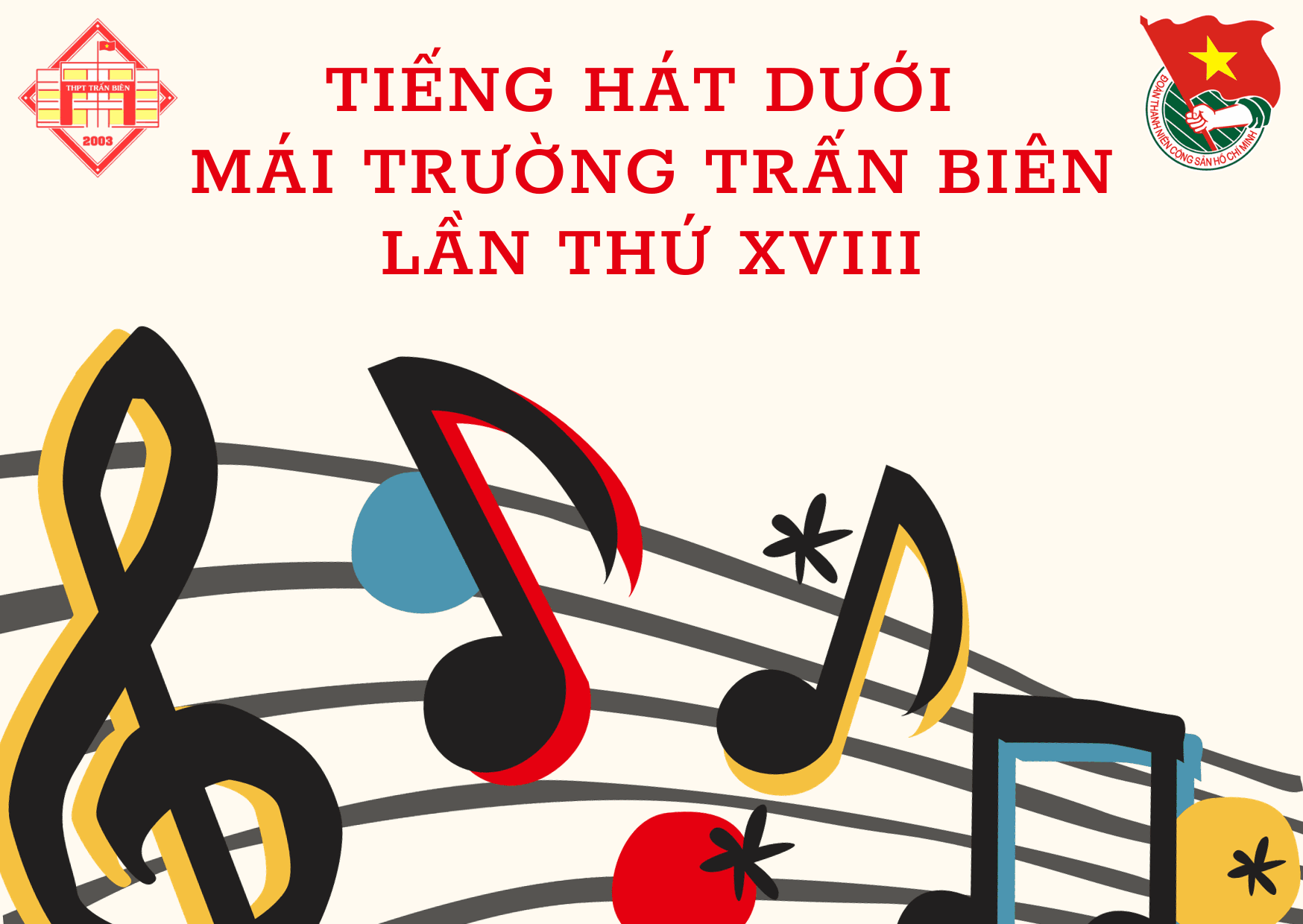 TIẾNG HÁT DƯỚI MÁI TRƯỜNG TRẤN BIÊN LẦN THỨ XVIII-NĂM HỌC 2023-2024