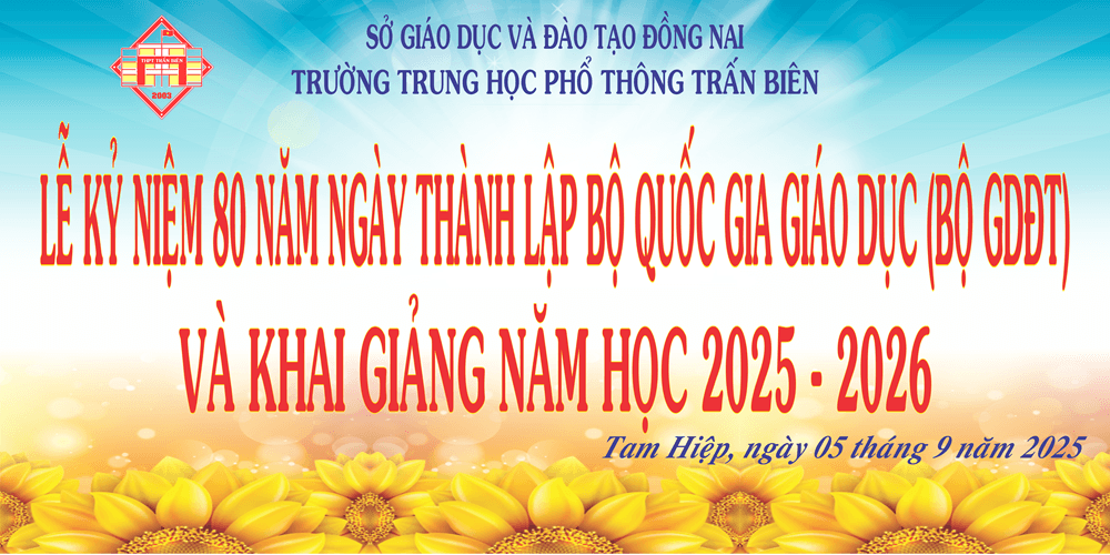 Chương trình Lễ kỷ niệm 80 ngày thành lập Bộ Quốc gia giáo dục và Khai giảng năm học 2025-2026