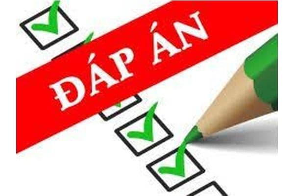Đáp án kỳ kiểm tra, đánh giá giữa học kỳ II – Nh 2020 – 2021