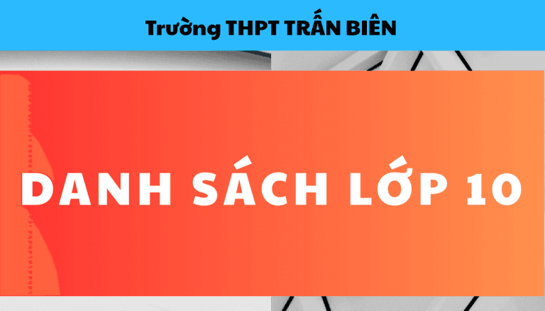 Danh sách xếp lớp 10 năm học 2026-2027