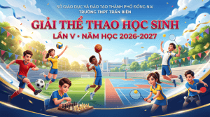 Kế hoạch tổ chức giải thể thao học sinh cấp trường lần V, năm học 2026-2027