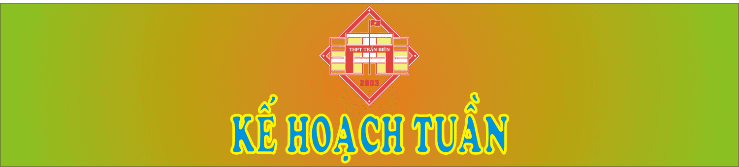 Lịch công tác tuần 01 (từ ngày 09/9 đến 15/9/2024)