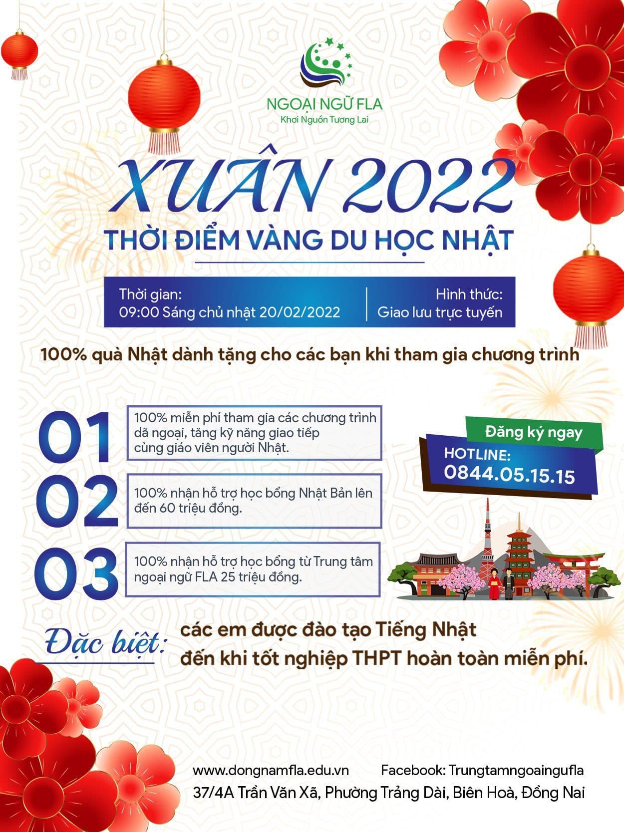 Hội thảo du học Nhật – Hàn (ngày 27/2/2022)